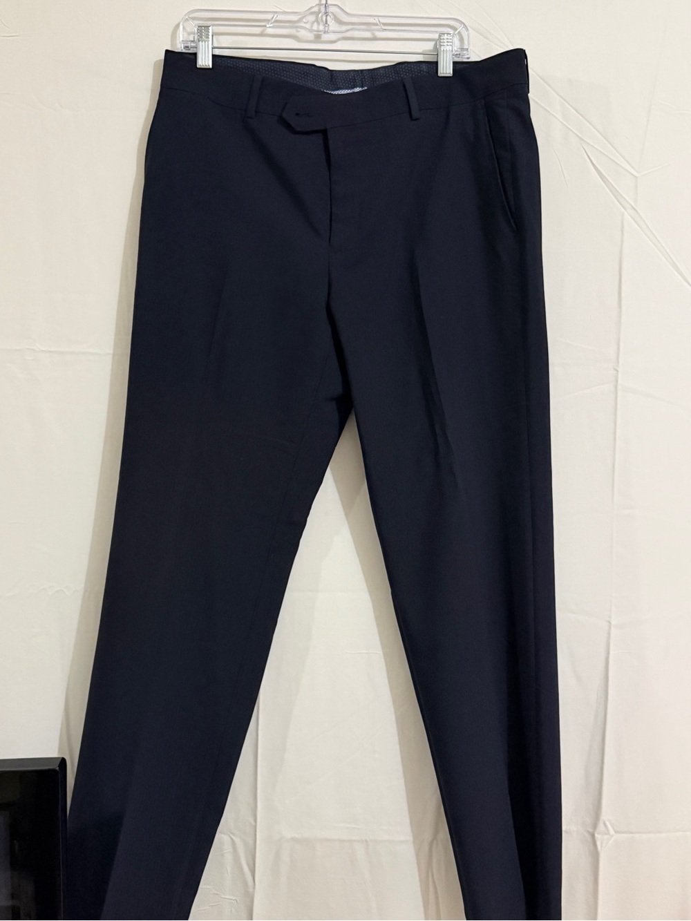 Men's Slim Straight Dress Pants - Navy